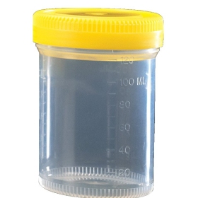 Container PP 120 ml screw cap with double sealing