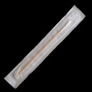 Swab 150 mm wooden shaft with cotton tip 1 pcs. in peel-pack
