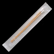 Swab 150 mm wooden shaft with cotton tip 2 pcs. in peel-pack