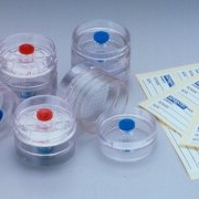 37mm Monitor 2-piece 0.45µm White/Grid HE Sterile EO