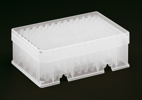 Rack with 96 pcs. 1.2 ml tubes in strips of 8 DNase RNase and DNA free
