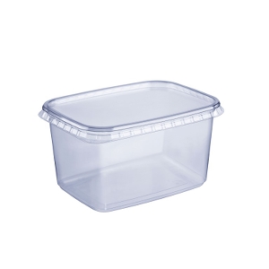 Plastic beaker 750 ml. Clear RPET 100 x 140 mm