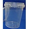 Jar 520 ml clear PP w/o lid ø 95/75 mm h: 114 mm