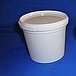 Jar 520 ml white PP w/o lid ø 95/75 mm h: 114 mm