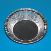 Tray aluminium 45 ml ø top 7.6 cm h: 1.5 cm