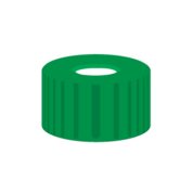 Skruelåg til N9 vial Silikone/PTFE 1,0 mm septum
