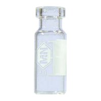 N11 vial for crimp cap 1.5 ml 11.6 x 32 mm clear coated glass with graduation and label