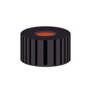 Skruelåg til N9 vial Gummi/PTFE 1,0 mm septum