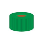 Skruelåg til N9 vial PTFE/Silikone/PTFE 1,0 mm septum