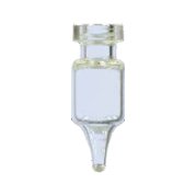 N11 vial for crimp caps. 1.1 ml 11.6 x 32 mm clear glass Conical botton