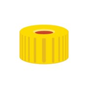 Skruelåg til N9 vial PTFE/Silikone/PTFE 1,0 mm septum