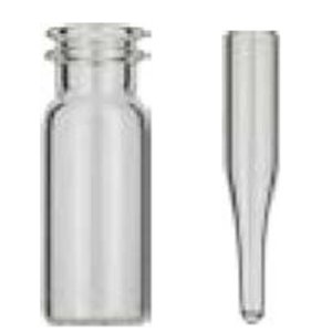 N11 vial for snap cap 1.5 ml 11.6 x 32 mm clear glass with 0,2 ml insert