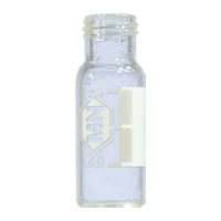 N9 vial for screw cap 1.5 ml 11.6 x 32 mm clear glass with graduation and label