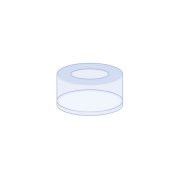 Crimp cap for N11 vial closed Transparent No liner