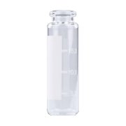 N20 Headspace vial til crimp låg 20 ml 23 x 75.5 mm klar glas rund bund/skrivefelt