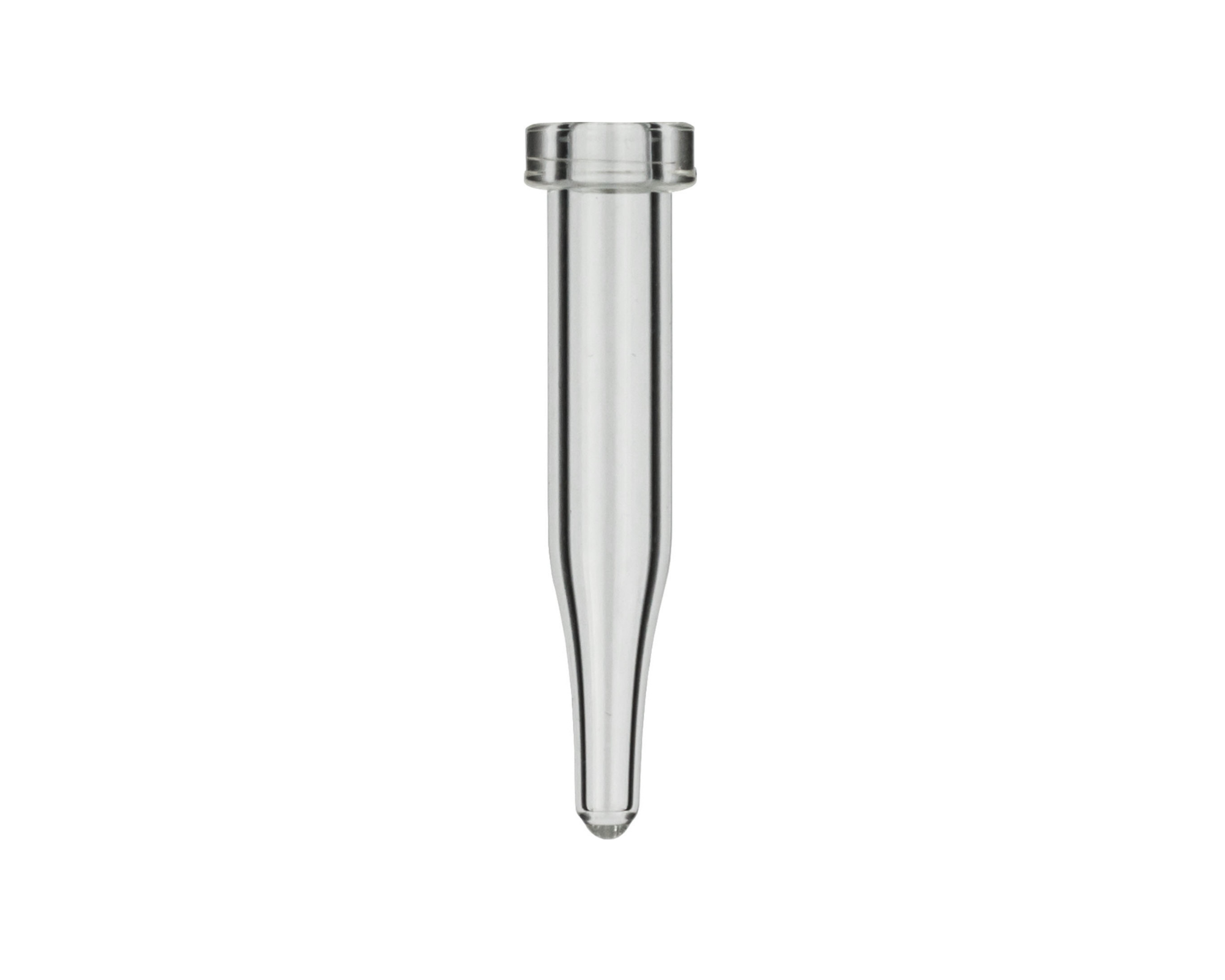 N8 vial til crimp låg 0.2 ml 5.5 x 31.5  mm klar glas Konisk bund