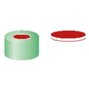 Crimp cap for N11 vial PTFE/Silicone/PTFE 1.0 mm septum