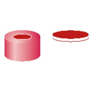 Crimp cap for N11 vial PTFE/Silicone/PTFE 1.0 mm septum