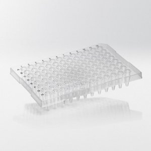 PCR plate 96 wells 0.2 ml half skirt natural PP