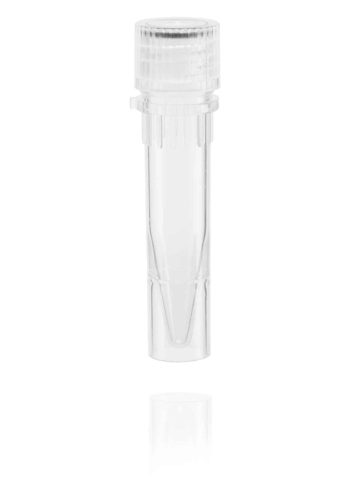 Micro tubes PP 1.5 ml skirted with enclosed screw cap with o-rin...