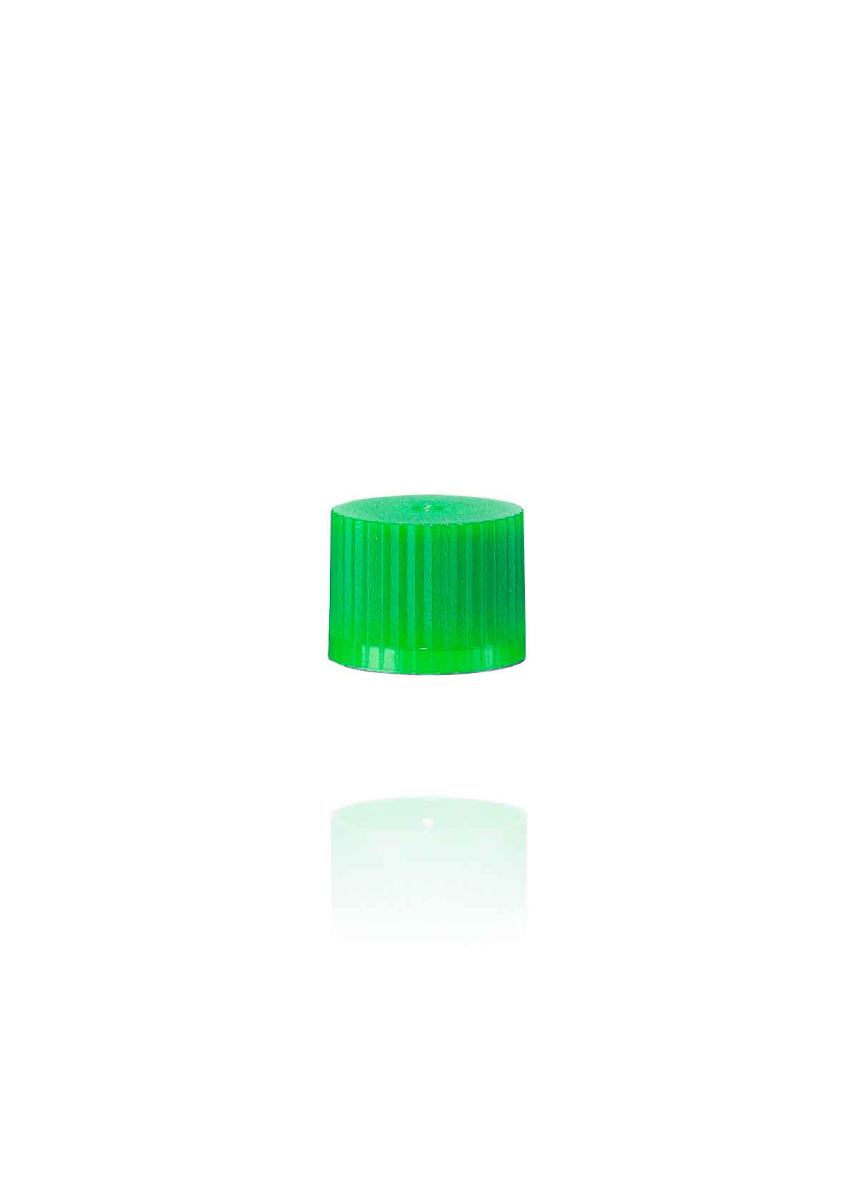 Screw cap with O-ring for micro tubes, green