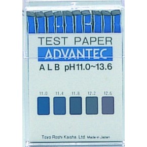 Test Paper ALB pH 11.0 - 13.6 Booklet 