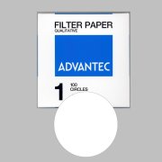 Kvalitativt papirfilter Advantec nr. 1 ø 90 mm