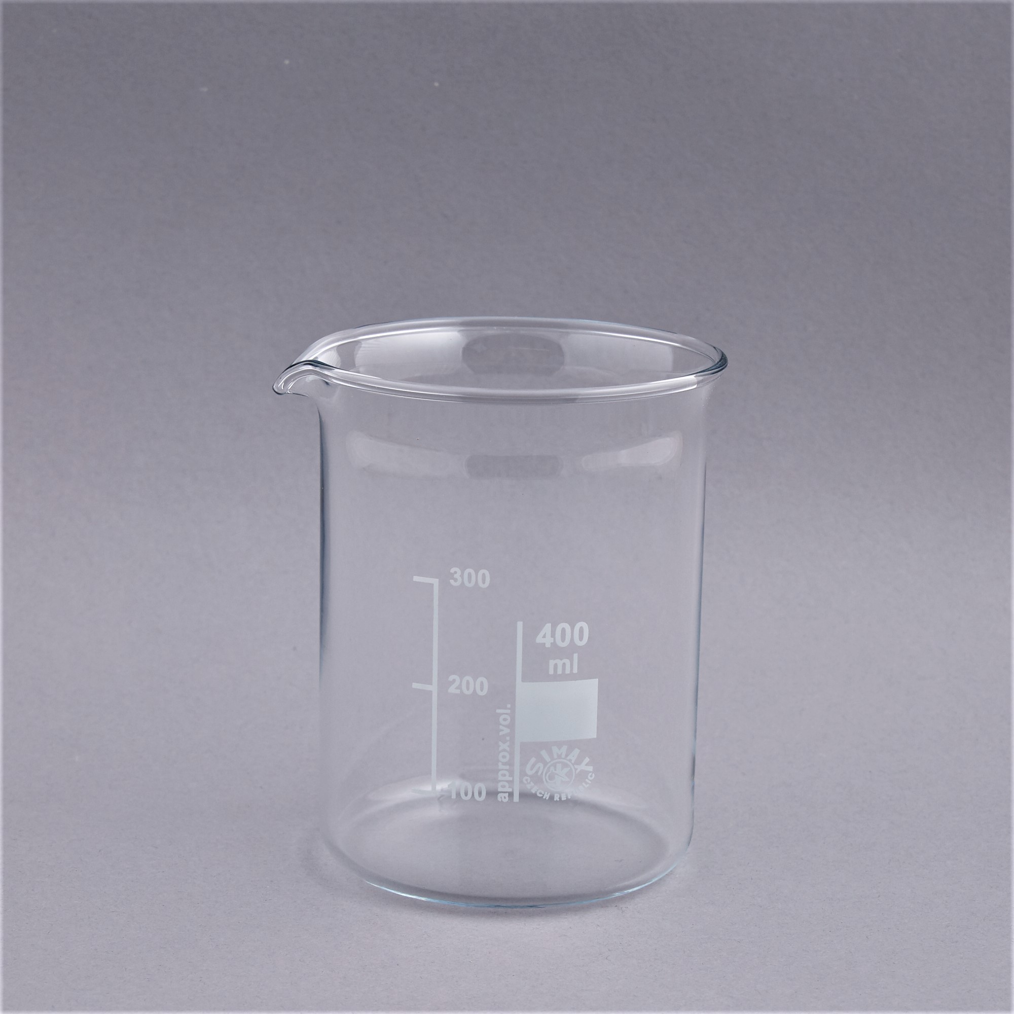 Beaker 400 ml low shape - graduated  