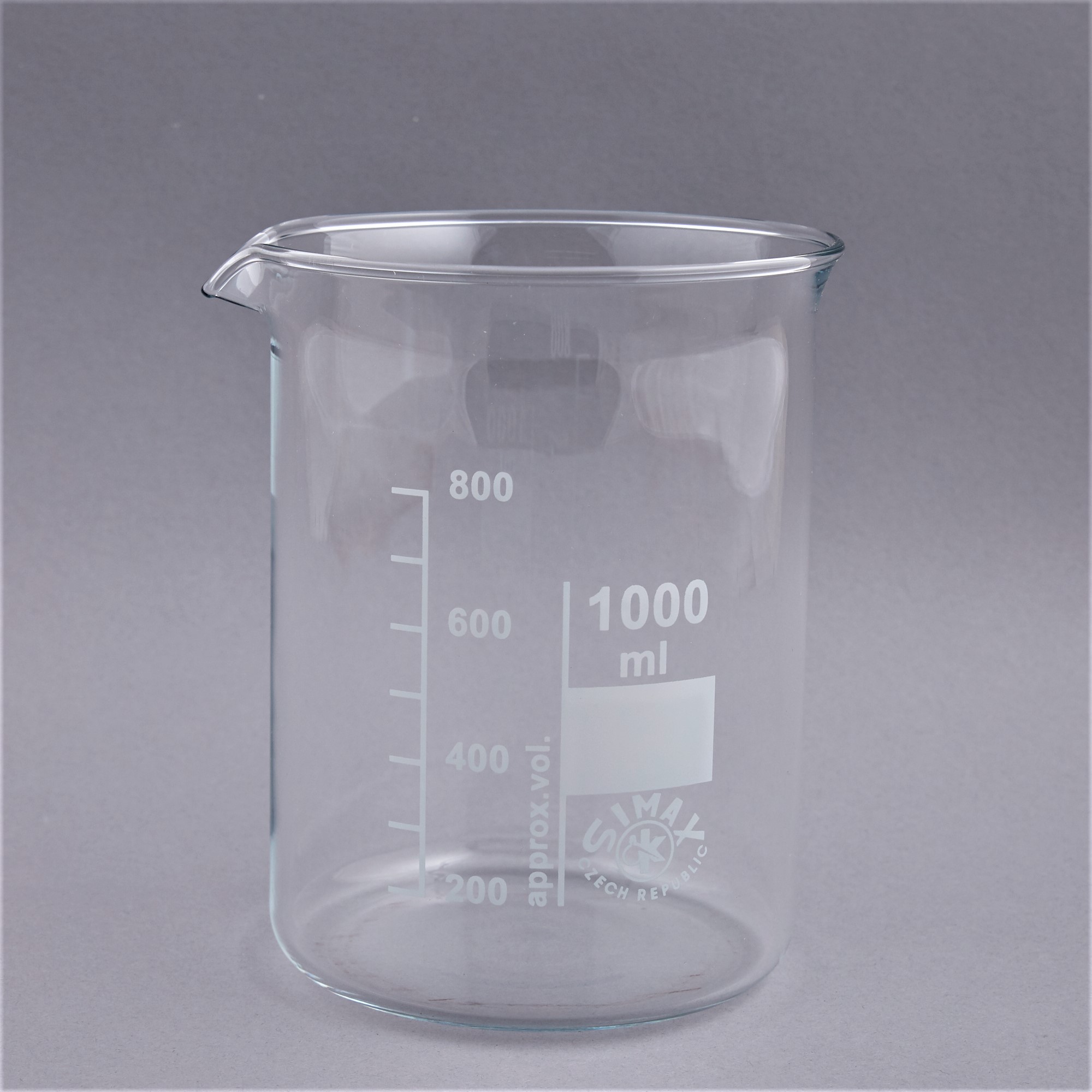 Beaker 1000 ml low shape - graduated  