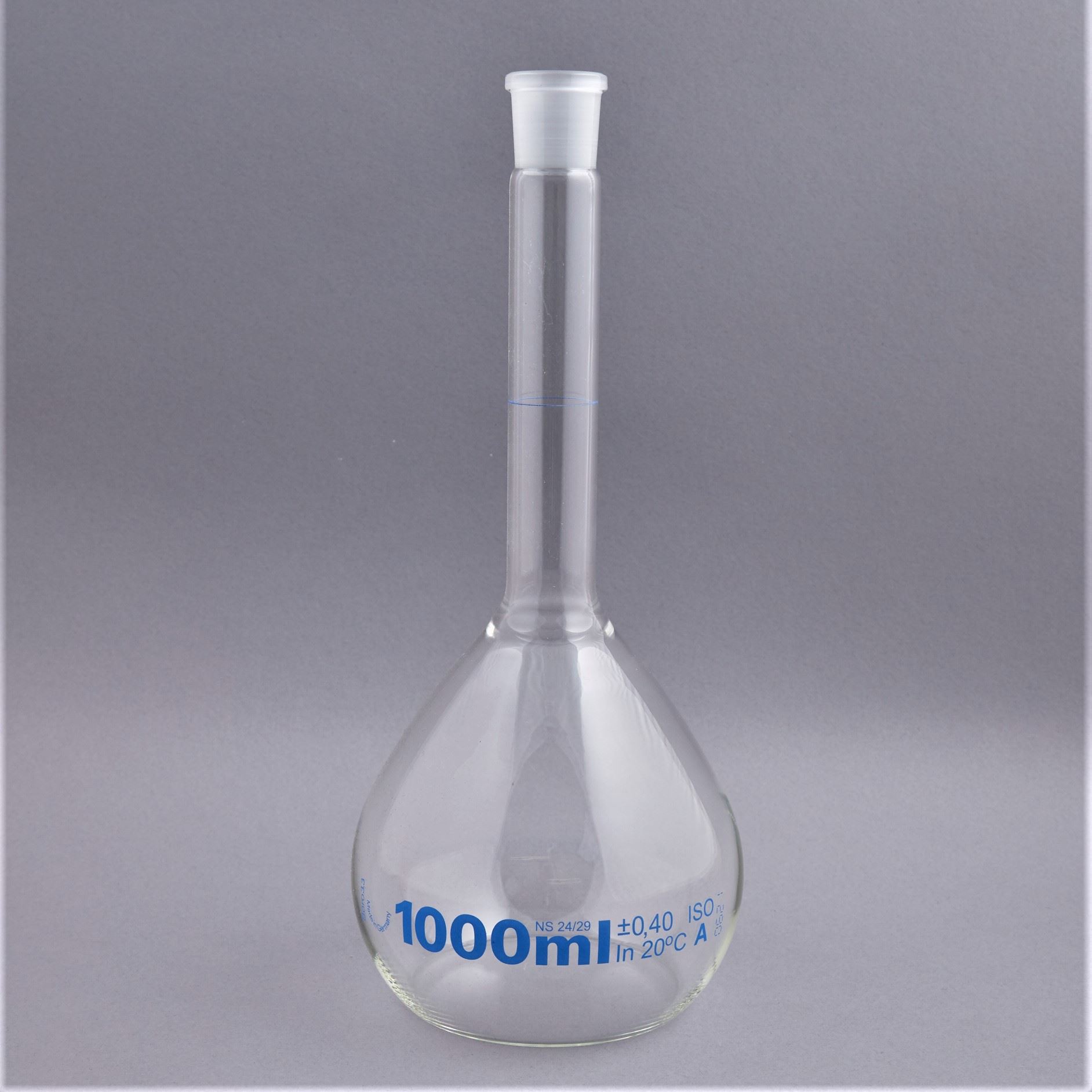 Volumetric flask 1000 ml NS 24/29 Duran glass class A
