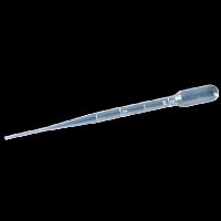 Plast Pasteur pipette .Bold  vol. 1.8 ml  stem ø 7.0 mm with graduation 