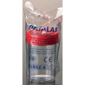 Container PS 60 ml 38 x 65 mm with mounted screw cap Sterile A i...