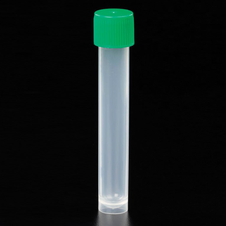 Test tube PP 12 ml 15 x 102 mm skirted and with screw cap