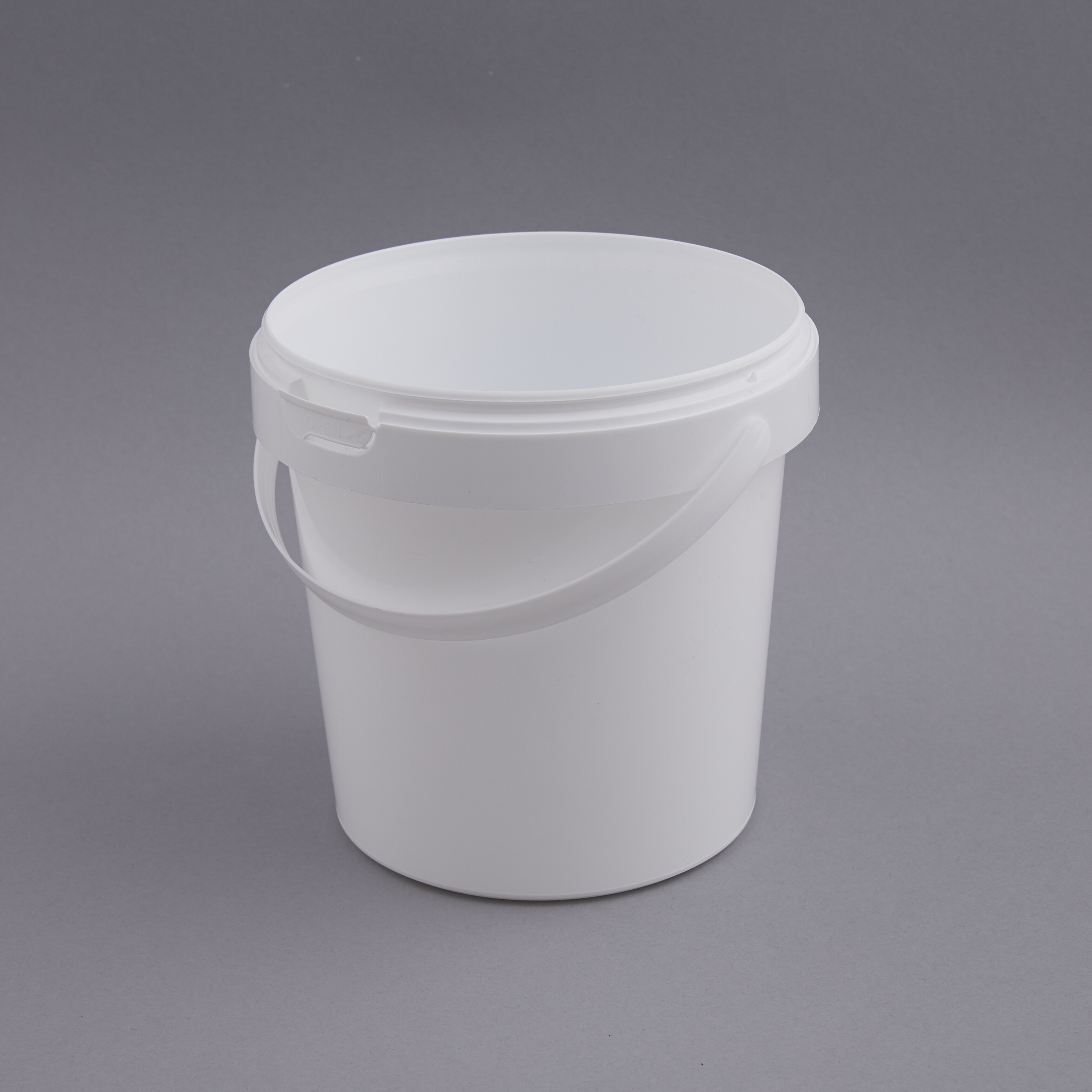 Bucket 1180 ml white PP w/o lid Ø: 133 mm H: 130 mm 