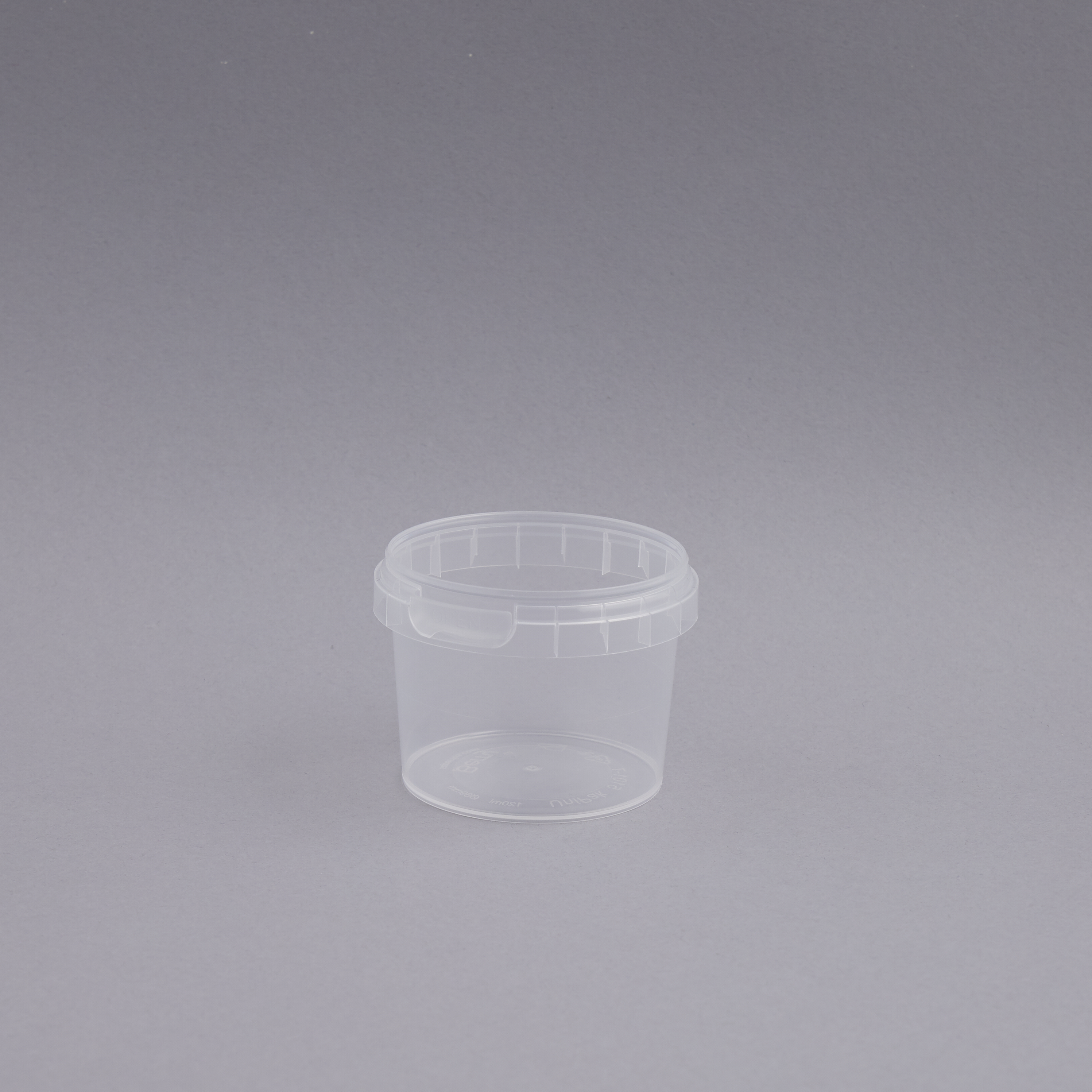 Jar 120 ml. Transparent PP without lid Ø: 69 mm - H: 51 MM