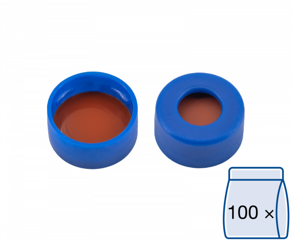 Snap cap for N11 vial Rubber/PTFE 1.0 mm septum