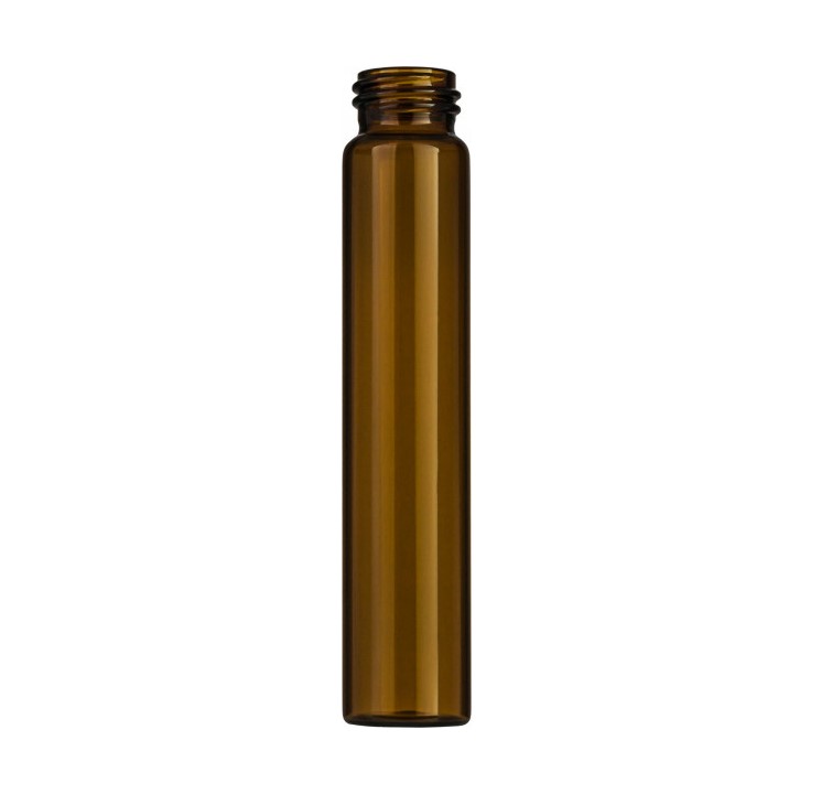 N24 vial for screw cap 60 ml 27.5 x 140 mm amber glass 