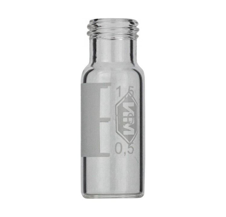 N9 vial for screw cap 1.5 ml 11.6 x 32 mm clear glass with gradu...