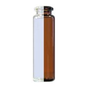 N20 Headspace vial til crimp låg 20 ml 23 x 75.5 mm klar glas ru...