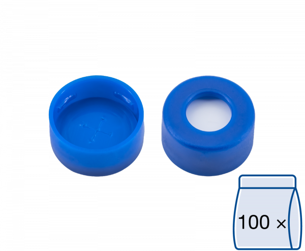 Snap cap  for N11 vial Silicone/PTFE slit 1.0 mm septum