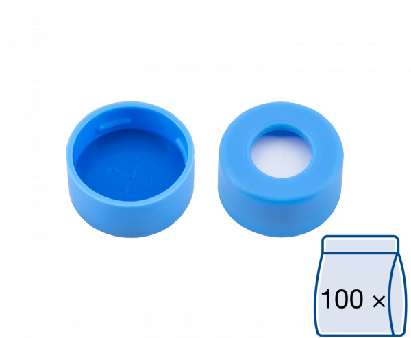 Snap cap soft for N11 vial Silicone/PTFE slit 1.0 mm septum