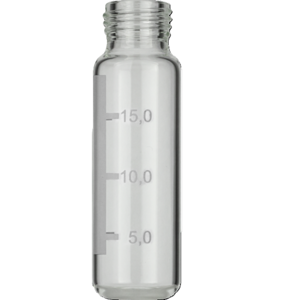 N18 Headspace vial til skruelåg 20 ml 22,5 x 75,5 mmklar glas ru...