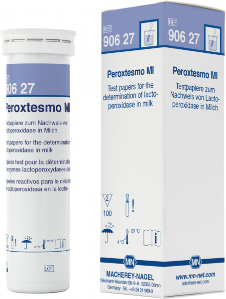 Peroxtesmo MI Pack of 100 test papers 15x15 mm