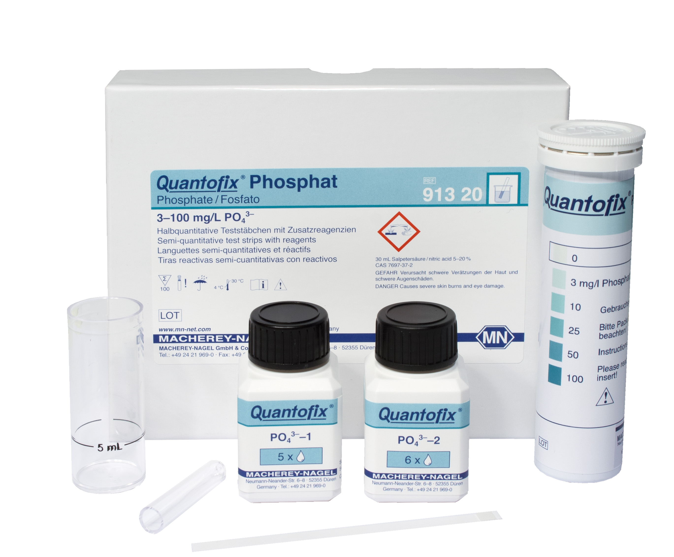 QUANTOFIX teststrimler Phosphate