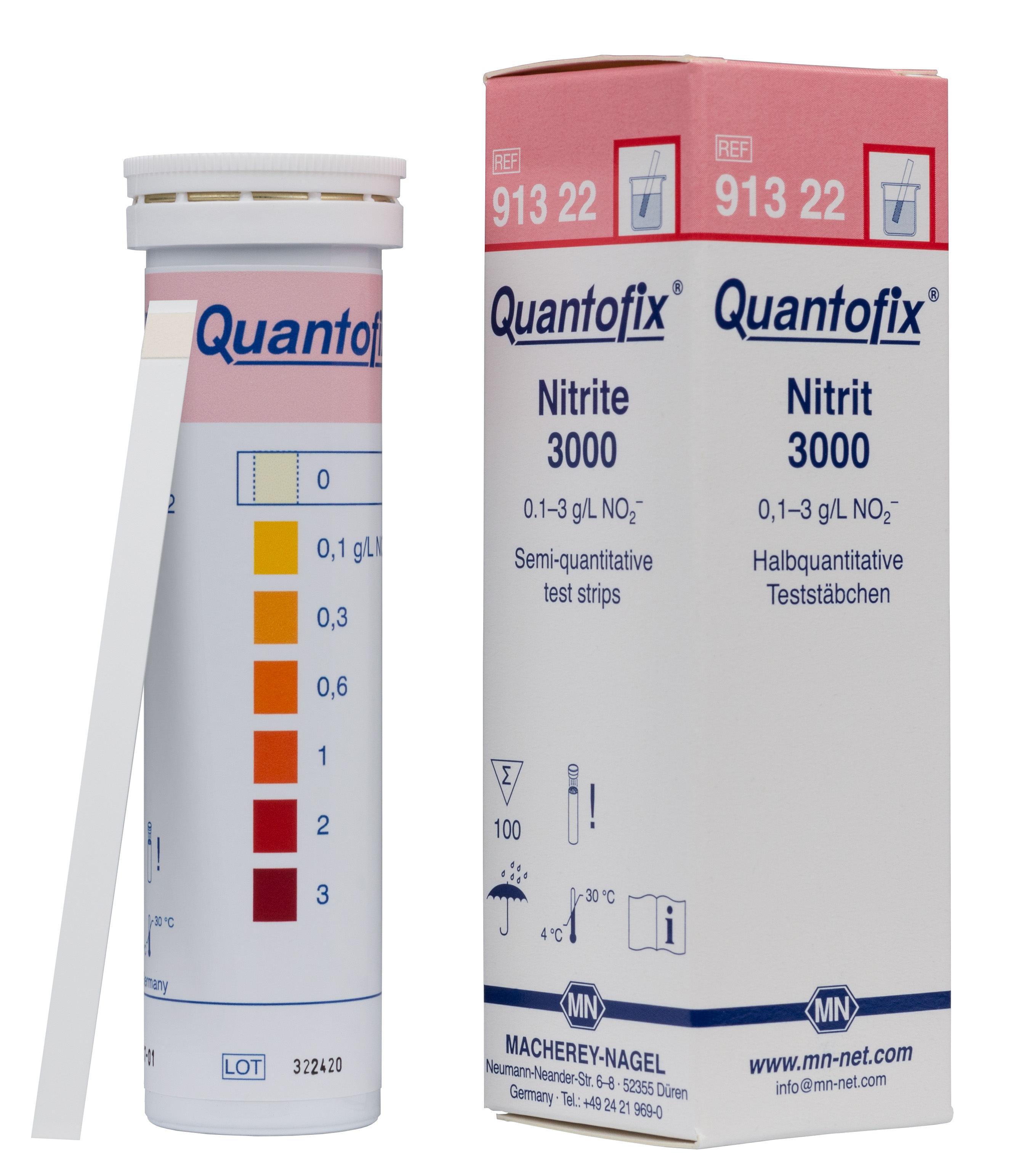 QUANTOFIX test strips Nitrite 3000