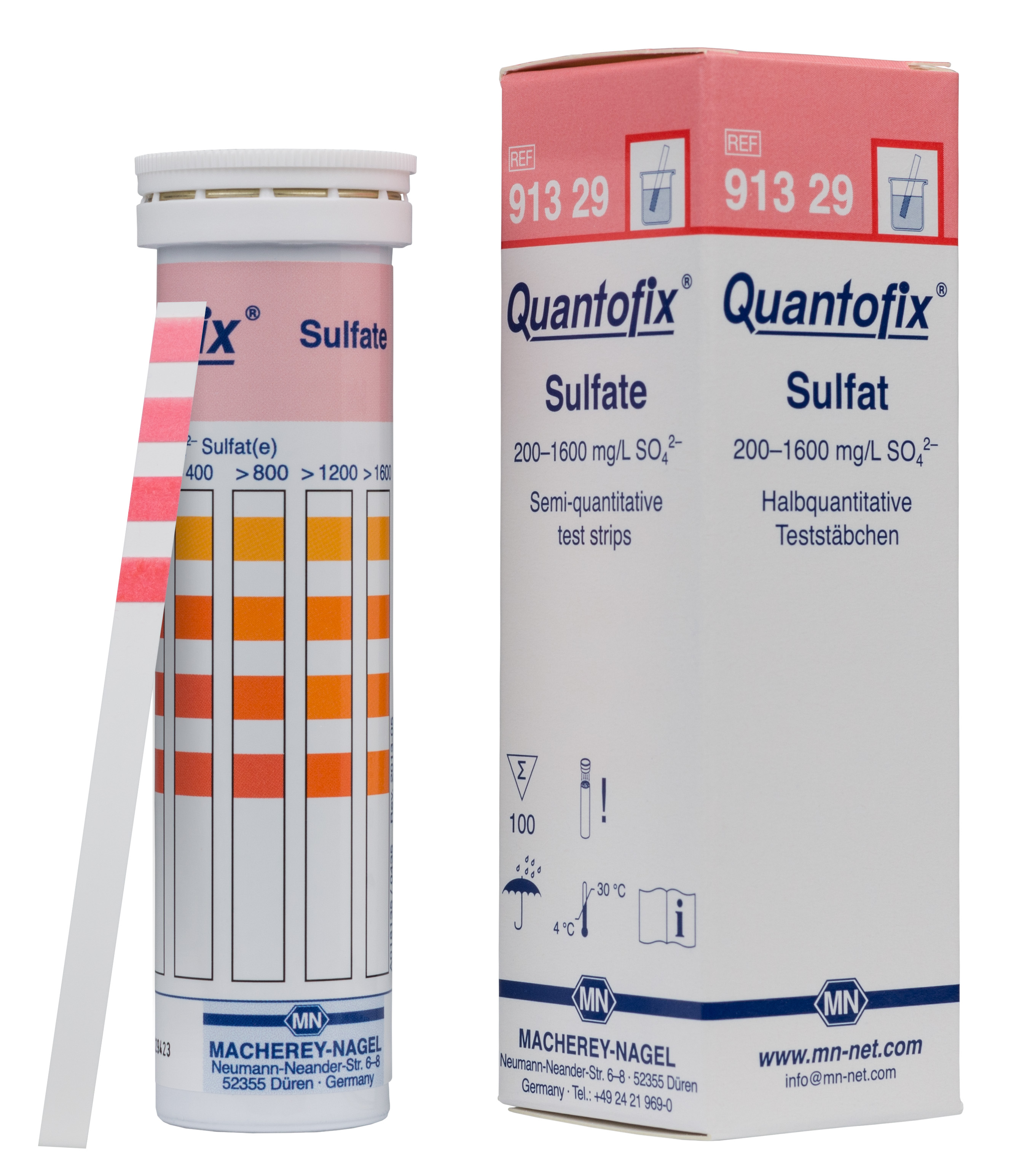 QUANTOFIX teststrimler Sulfate