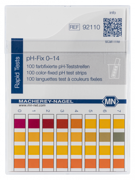 pH-Fix indicator sticks pH 0 - 14 6 x 85 mm