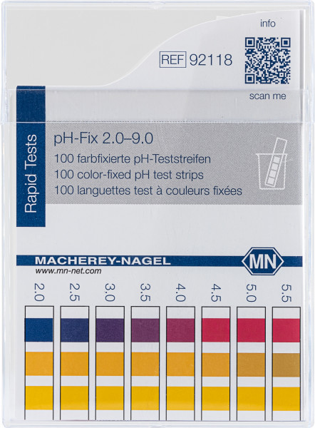 Test Strip pH-Fix 2.0 - 9.0 sticks 6 x 85 mm