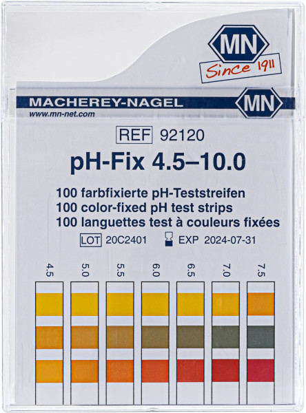 pH-Fix indicator sticks pH 4.5 - 10.0 6 x 85 mm