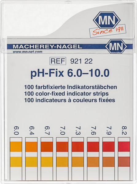 Test Strip pH-Fix 6.0 - 10.0 sticks 6 x 85 mm